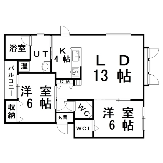 リッチモヘヤモの間取り