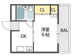 花園グレースマンションの間取り