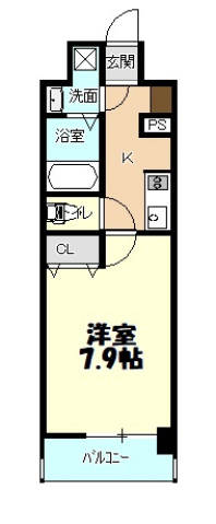 広島市安佐南区大塚西のマンションの間取り