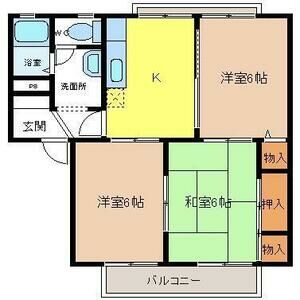 大阪府泉大津市下条町（アパート）の賃貸物件の間取り