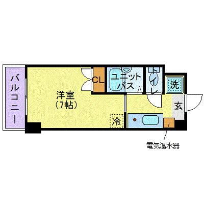 ブラントゥール恵比寿の間取り