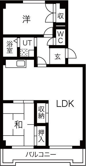 ドミール幸心の間取り