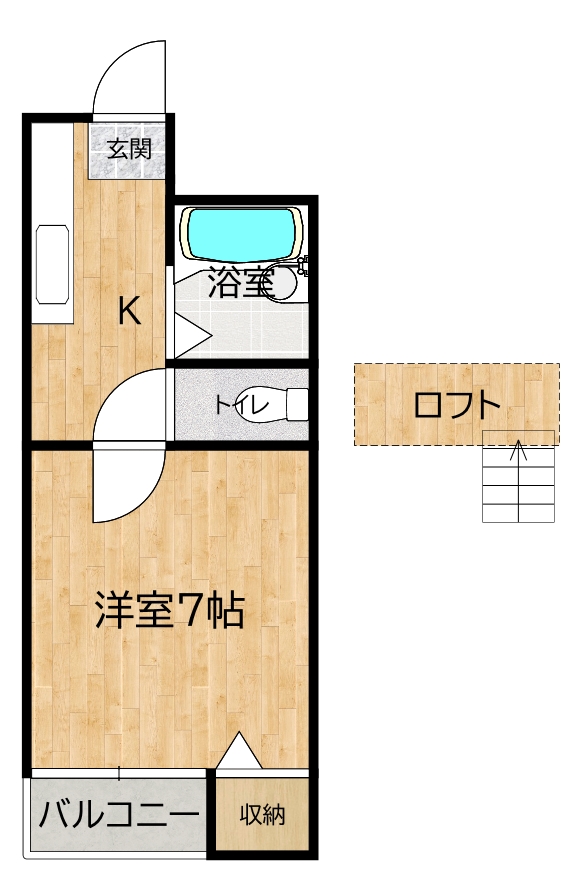 アルバ高宮の間取り