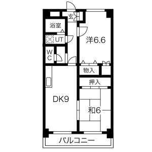 サンキャッスルIIの間取り