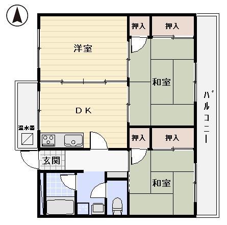 ＥＬ．ＳＥＲＥＮＯ和久野　II番館の間取り