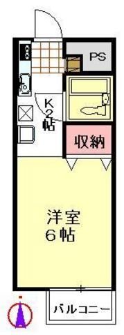 さいたま市見沼区丸ヶ崎町のアパートの間取り