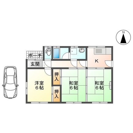 【常磐下湯長谷町戸建Iの間取り】