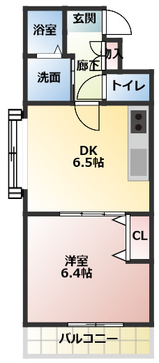 ピースフレンド238の間取り