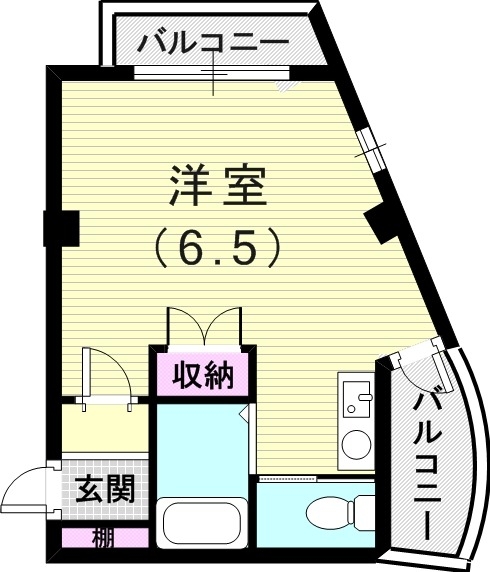 ヒルズ六甲の間取り