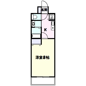 川崎市宮前区神木本町のマンションの間取り