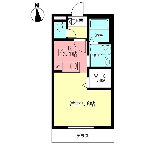 ボナール湘南の間取り