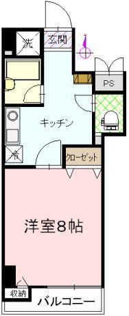 八王子市子安町のマンションの間取り