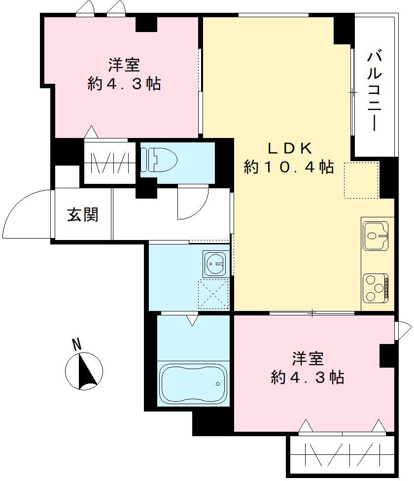 ジュノス豊玉の間取り