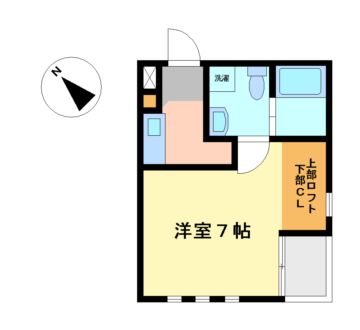 名古屋市昭和区小坂町のマンションの間取り