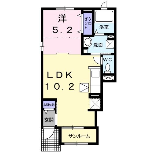 ティフブルーIの間取り