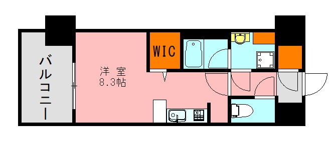 LANDIC PREMIUM O115の間取り