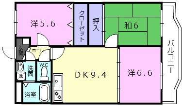 フルーエントＶの間取り