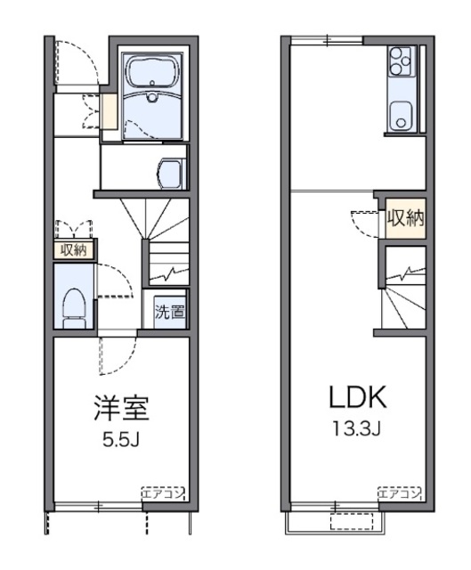 レオネクストエスペランサEの間取り