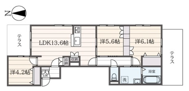 フォートラヴォンの間取り