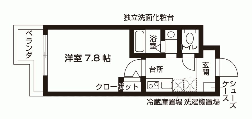 MoNo Ciel 二条城の間取り