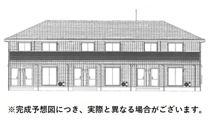 南さつま市加世田村原のアパートの建物外観