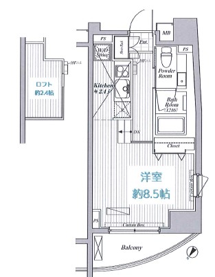 ブランシック白金台の間取り