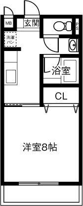 ＳｕｒｐｌｕｓI宮前Ｂ棟の間取り