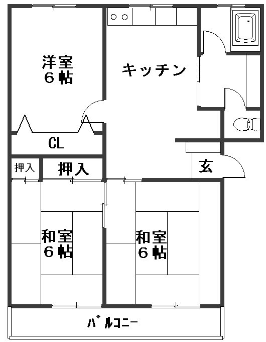 グレース柏木の間取り