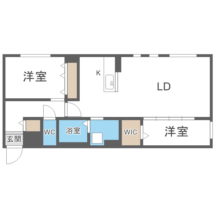 ＲＥＳＩＤＥＮＣＥ　ＳＨＩＮＭＥＩ　北円山の間取り