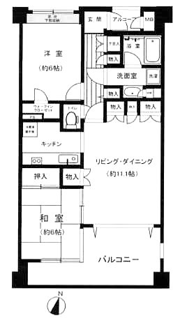 マイキャッスル熱海の間取り