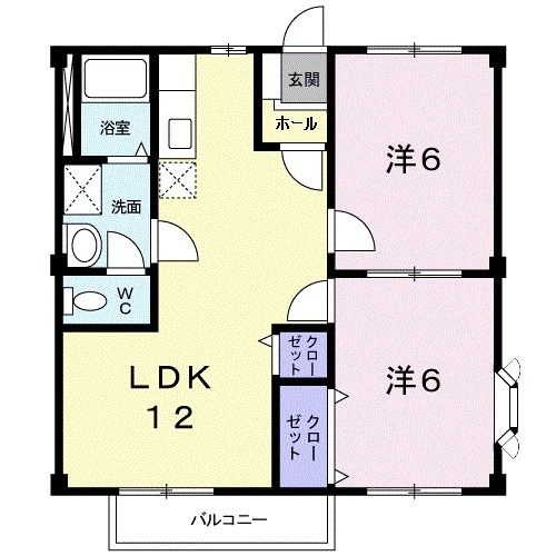 ニューシティ聖Ａの間取り