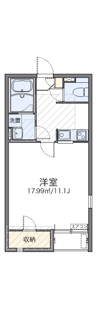 レオネクストハイツ西田の間取り