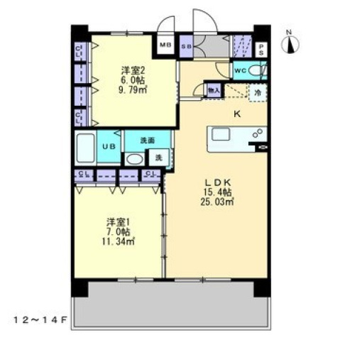 S-RESIDENCE中央町alectraの間取り