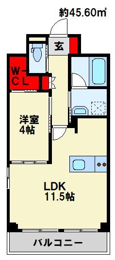 オリオン医生ヶ丘の間取り