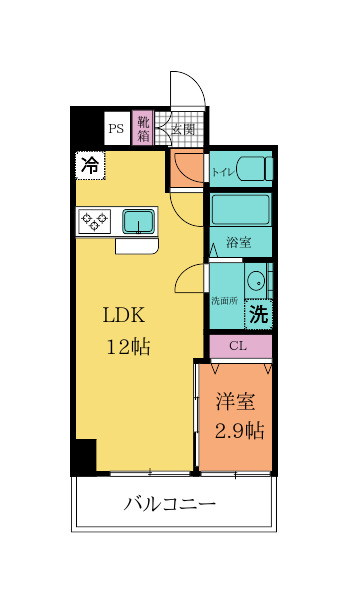 アイランド中津口の間取り