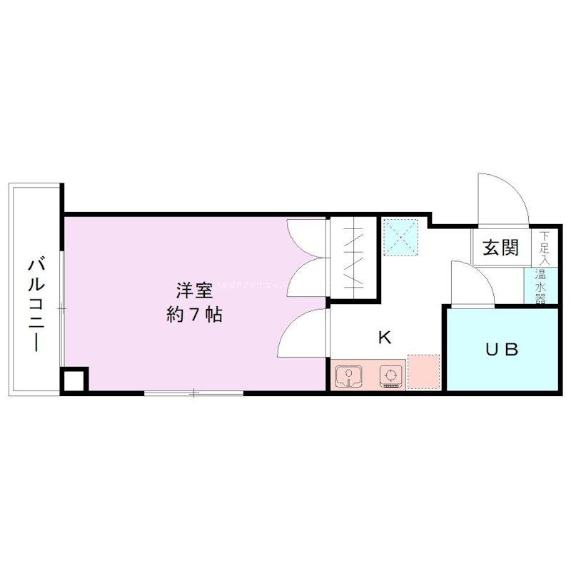 シャトー上大川前の間取り