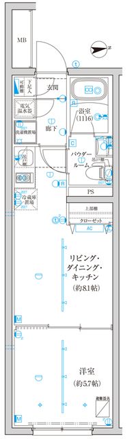 ＴＲＡＤＩＳ西池袋の間取り