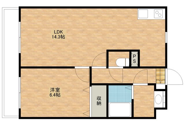 ハイツ　ジョイの間取り