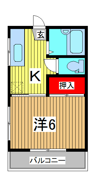 ハイツグローリーA棟の間取り