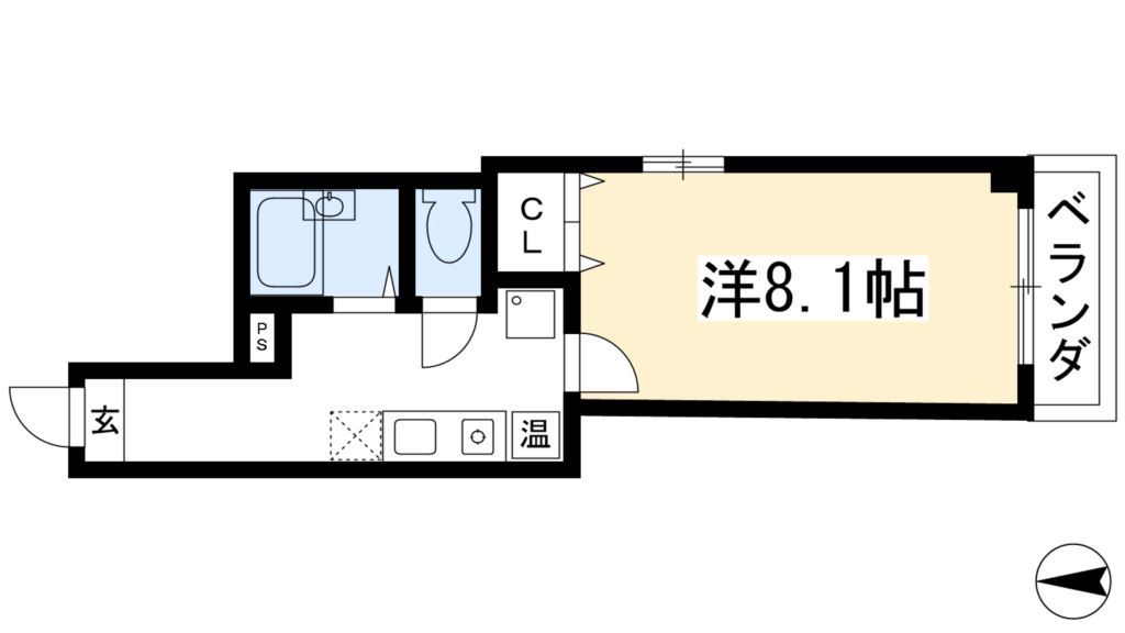 ぽえむ西陣館の間取り