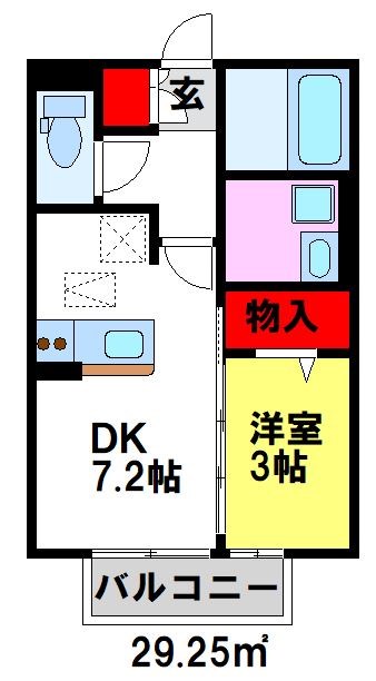 エスポワール夢の間取り