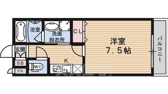 サクシード葛野五条の間取り