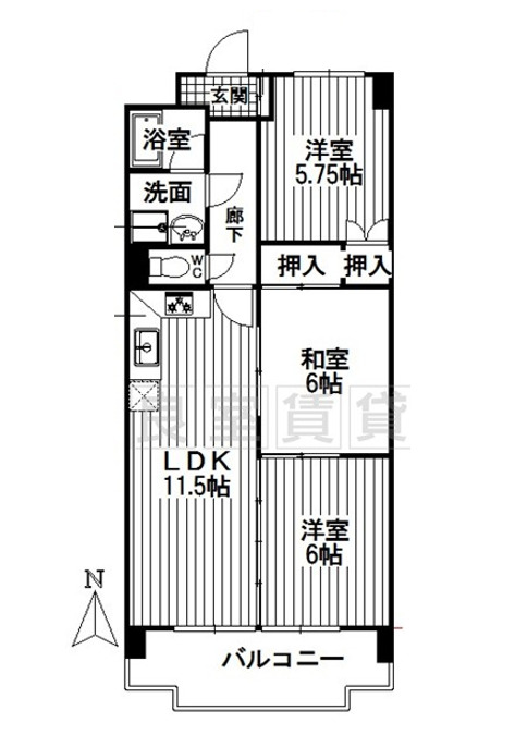 ベルマインの間取り