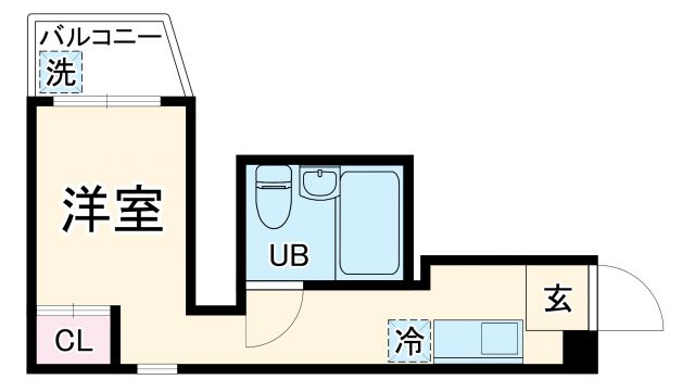 相模原市中央区千代田のマンションの間取り