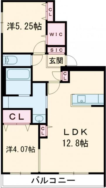 アルファスクエア花園5丁目の間取り