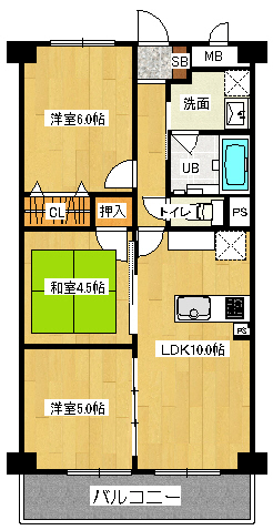 エグゼ神宮前の間取り