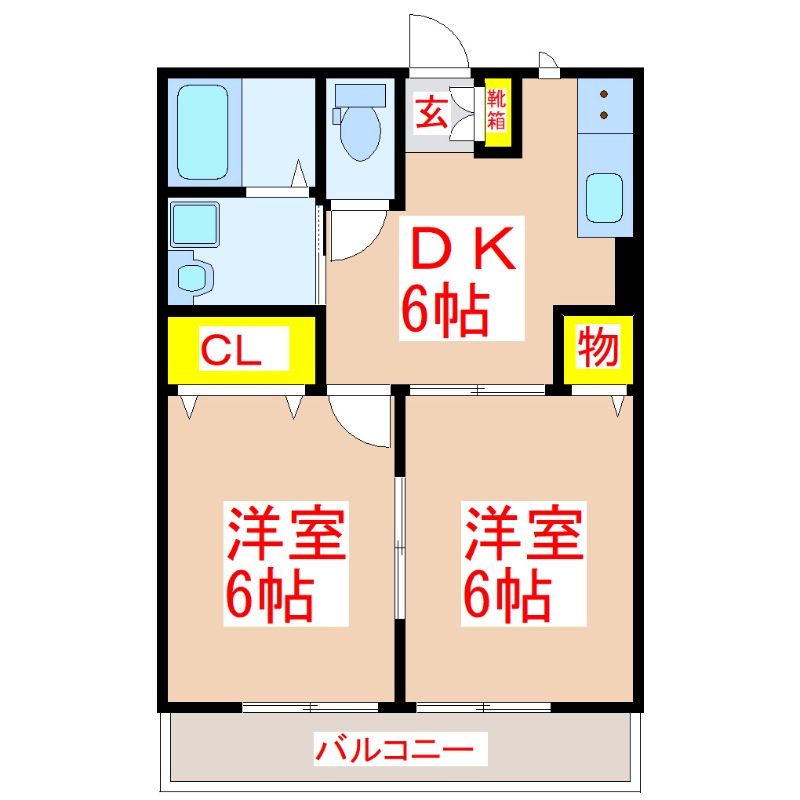 ウエストハイム_間取り_0