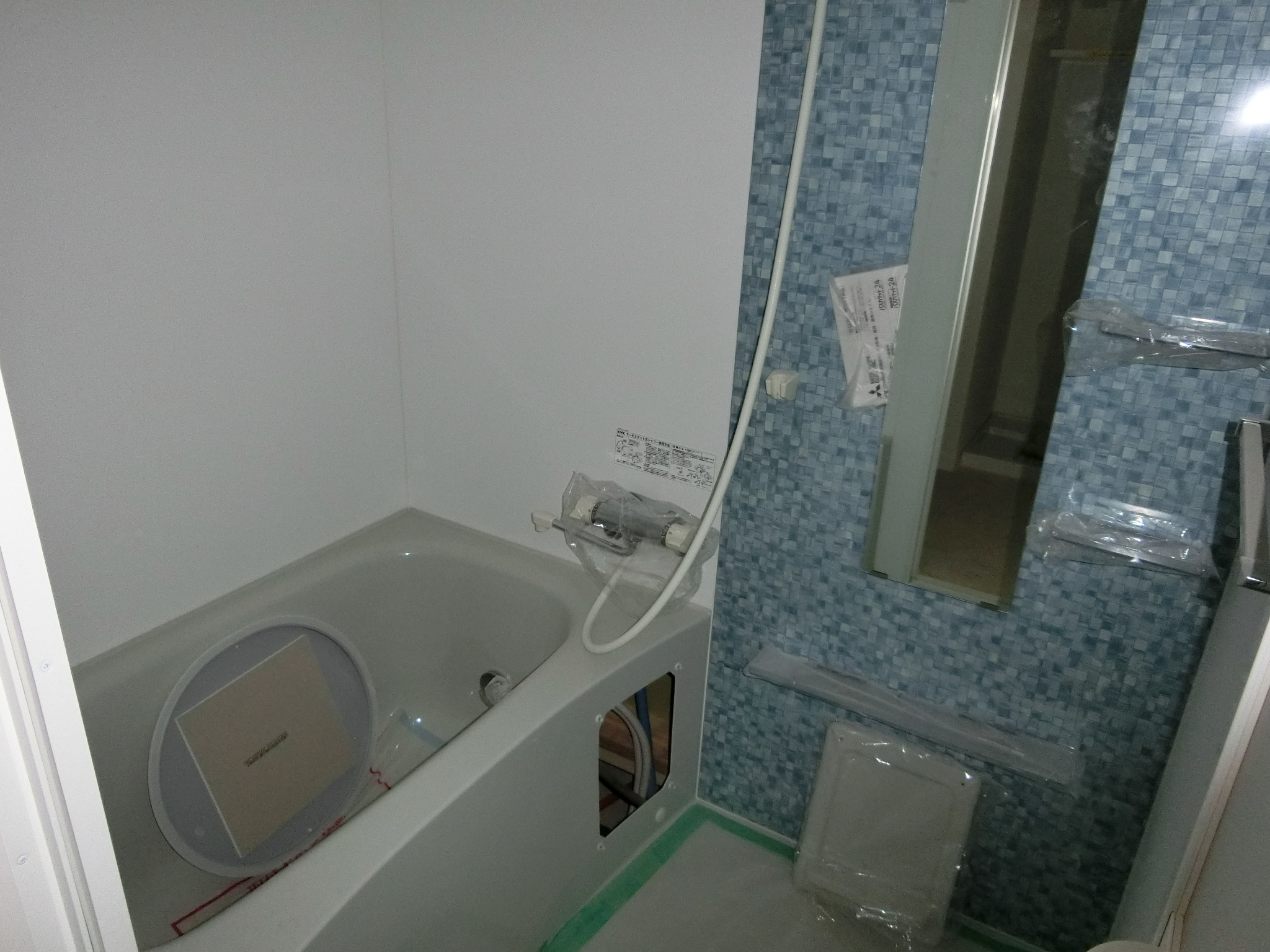 バス・シャワールーム　※建築中のお写真です。現況を優先させていただきます。