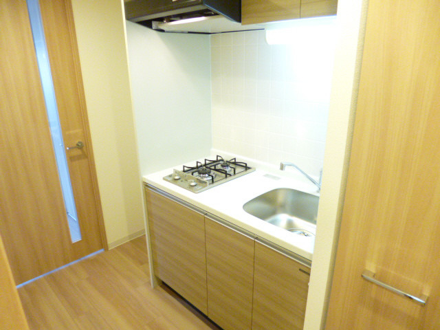 キッチン　ガスコンロ２口です