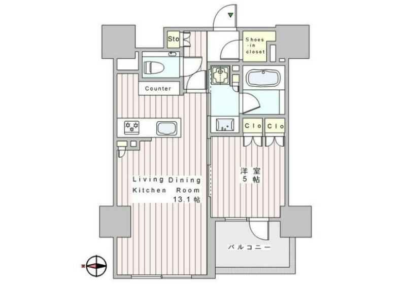 ルネ神田和泉町_間取り_0